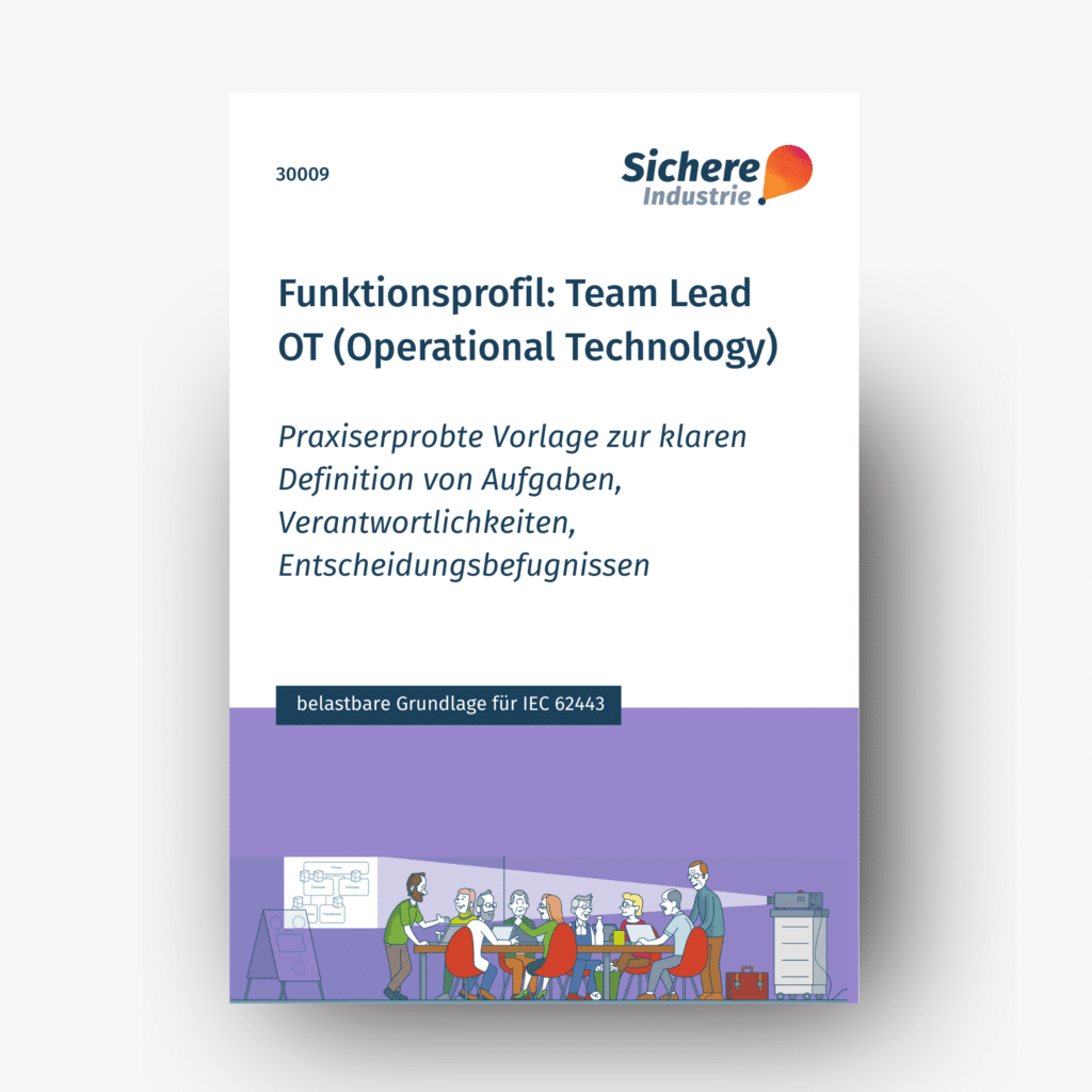 Funktionsprofil Team Lead OT (Operational Technology)
